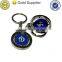 Free sample graceful custom colro cut out metal keychain