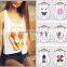 high quality cheap price fashion wholesale white tank top small moq logo custom