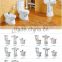 Embossment Ceramic Decorated two piece Toilet ,sanitary ware toilet set