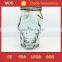 16oz skull shaped glass mason jar with metal lid and straw                        
                                                Quality Choice