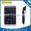 laptop mini external usb calculator keypad, mini usb numeric keyboard