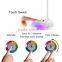 RGB Color Changing light LED Table Desk Reading Lamp with Touch Switch Ringlike Rechargeable Dimmable Atmosphere Lights