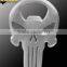 enamel zinc alloy casted skull shaped bottle opener with fridge magnet
