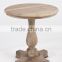 small and round restaurant table/wooden coffee table(DT-978-OAK )