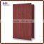 A4 paper accessories amenities hotel used wooden menu holder leather book