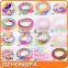 Many designs silicone hair ring,silicone bracelet