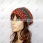 new stylish winter knitted hats/crochet beanie hat for woman