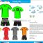 2016 Custom sublimation 100%polyester football jersey , soccer jersey