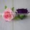 high quality small rose flowers artificial flowers head brooch festival home wedding decoration flower silk flower