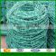 Hot dipped galvanized or PVC coated Barbed Wire Fencing farmland protection fence