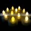Plastic realistic flameless votive birthday led tealight candle