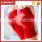 V-410 fashion crochet knitting fingerless mittten gloves with fur pom knit arm warmer