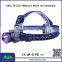 Waterproof Outdoor Usage 1800 Lumens 1xCREE XML T6 LED Rechargeable High power led headlamp