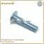 Flat CSK head phillips DIN965 csk machine screw manufacturer