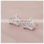 TOP selling delicate tiara crown design diamond jewelry daily wear 925 sterling silver earring