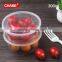 2016 china high quality cheap disposable plastic fast food box round shape no compartment