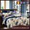 Beautiful flowering shrubs supima Bedding set 80S 300T King Size bed sheet