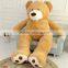 creative hot-selling super extral large 2.6 and 3.4m brown plush teddy bear toy doll