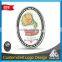 Personalized zamac custom badges with design pattern