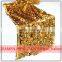 hot selling Sequin beaded embroidery wedding tablecloth table runners