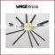 China manufacturers makeup brushes set cosmetic kit 10 piece
