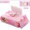 Great Value 80Pcs baby wipes for wholesale with plastic cap