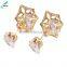 Manual Mosaic Zircon AAA clip Earrings wholesale Fashion Jewelry