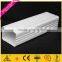 6063T5 anodised silver surface aluminum extruded rectangular tube, aluminium tube 200mm