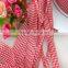 wholesale red white Scottish ribbon for Garment accessories gift package 50yards/roll