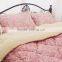 4Pcs Bedding Set With 2pcs Pillow Case, Quilt and Mattress Super Soft Feeling and Comfortable Twin Size
