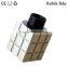 2015 New Products Rubik Rda Atomizer, Stainless Steel Magic Cube Rda, Rubik Rda