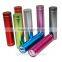 Portable tube cylinder shape mini power bank 2600mah