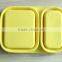 BPA Free Food Storage Container Collapsible Silicone Container With Lid