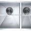 Two Bowls Stainless Steel Commerical Hand Made Kitchen Sink GR-3720D