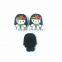 plastic shoe decoration shoelace charms / princess shaped shoe jibbtz for girls