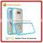 [UPO] 2 in 1 Crystal Transparent Anti Scratch Hard Plastic PC TPU Mobile Back Case for Samsung Galaxy S6