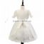 High Quality White Elegant Baby Girl Party Dress Children Frocks Designs