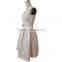 Golden bow design jacquard winter prom for big girls evening party dress