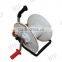 take up electric fence with plastic fence reel