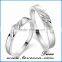Silver wedding jewelry bijoux ring for couple