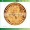 BR901/Traditional Classical Chinese Kongfu Bamboo Round Charger Tea Tray