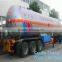 CLW LPG 60cbm isobutane semi-trailer with 3 axles