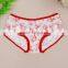 New Arrival Printing Rose Soft Cotton Girls Panties Underwear