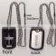 Ricon Metal pet collar with logo weld printing sticker dog tags