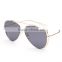 Light weight metal toad reflective sunglasses