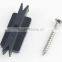 Black WPC Accessories Floor Clip Natural Feel with CE ISO SGS Images