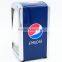 Customized green color tin plate tissue paper dispenser for advertising metal tissue dispenser