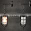 Antique Retro Industrial DIY Metal Cage Ceiling Lamp Light Pendant Home Cafe Bar