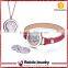 Leather Bracelet Cuffs, Adjustable Sizes with Iron Snaps