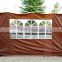 Outsunny 2 PACK Coffee Brown Pop Up Camping Folding Shelter Tent Replacement Side / End Wall w/ Windows